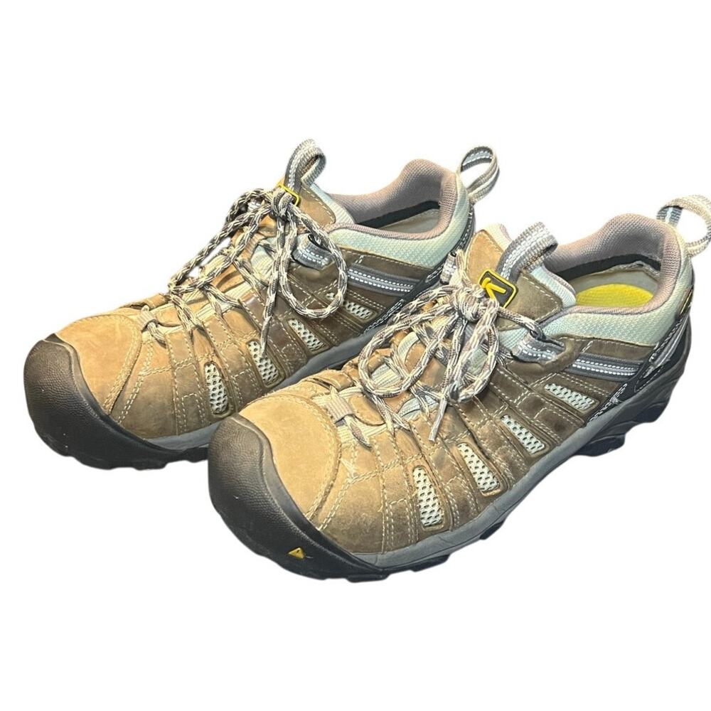 Keen Women's Tan and Gray Low-Top Hiking Shoes